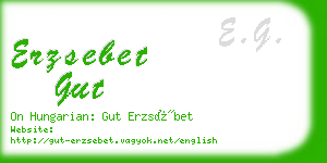 erzsebet gut business card